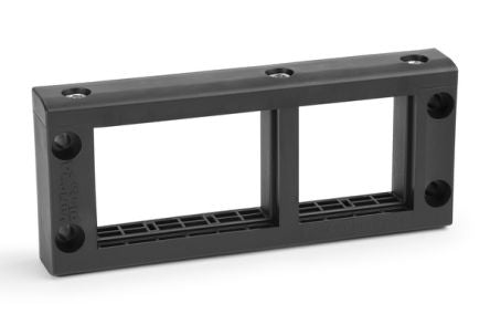 HellermannTyton Glass Fibre Reinforced, Polyamide Cable Trunking Frame, 21 x 61 x 143.5mm, VarioPlate Cable Entry System [440-00003 VARIOPLATE-24_FRAME-PA66GF25-BK]; 279-9070