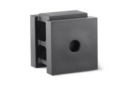 HellermannTyton Thermoplastic Elastomer Cable Trunking Accessory, 20 x 21 x 21mm, VarioPlate Cable Entry System [440-00004 VP-S_0_BLINDINSERT-TPE-BK]; 279-9071