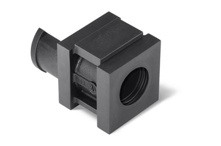 HellermannTyton Thermoplastic Elastomer Grommet support, 20 x 21 x 21mm, VarioPlate Cable Entry System [440-00014 VP-S_12-13_INS-SGL-TPE-BK]; 279-9082