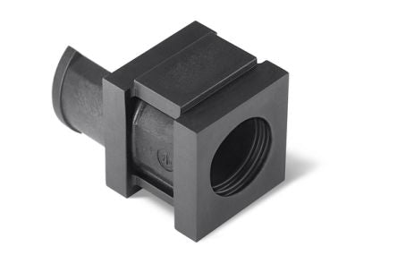 HellermannTyton Thermoplastic Elastomer Grommet support, 20 x 21 x 21mm, VarioPlate Cable Entry System [440-00016 VP-S_14-15_INS-SGL-TPE-BK]; 279-9085