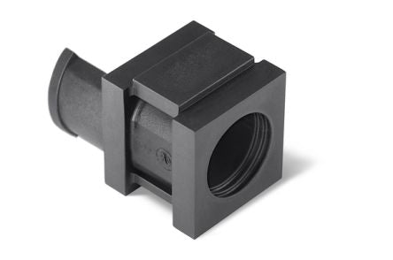 HellermannTyton Thermoplastic Elastomer Grommet support, 20 x 21 x 21mm, VarioPlate Cable Entry System [440-00017 VP-S_15-16_INS-SGL-TPE-BK]; 279-9086