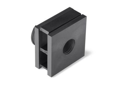 HellermannTyton Thermoplastic Elastomer Cable Trunking Accessory, 20 x 42.2 x 42.2mm, VarioPlate Cable Entry System [440-00024 VP-L_16-17_INS-SGL-TPE-BK]; 279-9093