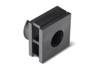 HellermannTyton Thermoplastic Elastomer Grommet support, 20 x 42.2 x 42.2mm, Supporto passacavi VarioPlate [440-00028 VP-L_20-21_INS-SGL-TPE-BK]; 279-9097