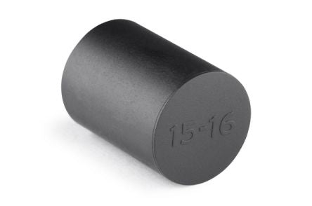 HellermannTyton Blanking Plug, 15mm Hole Diameter, Plastic, 16mm Diameter, Unthreaded [440-00047 VP_15-16_BLINDPLUG-PL-BK]; 279-9119
