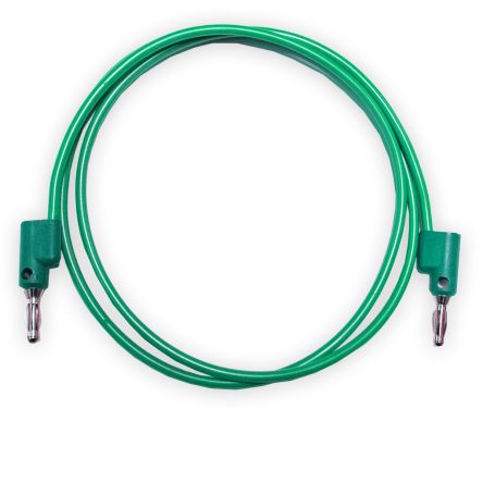 Mueller Electric Test Leads, 15A, 1kV, Green, 18in Lead Length [BU-PB18-5]; 279-9607