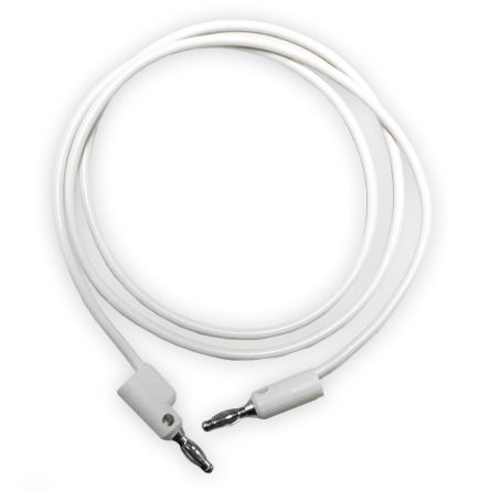 Mueller Electric Test Leads, 15A, 1kV, White, 36in Lead Length [BU-PB36-9]; 279-9616