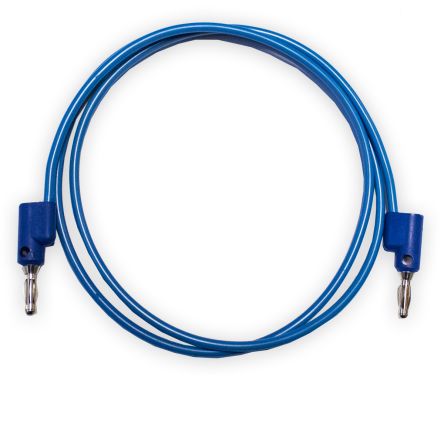 Mueller Electric Test Leads, 15A, 1kV, Blue, 1.2m Lead Length [BU-PB48-6]; 279-9620