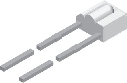 TSSS2600 Vishay, Infrared Transceiver ± 25 °, 950nm, Through Hole, 3.6 x 2.2 x 5mm [TSSS2600]; 279-9634