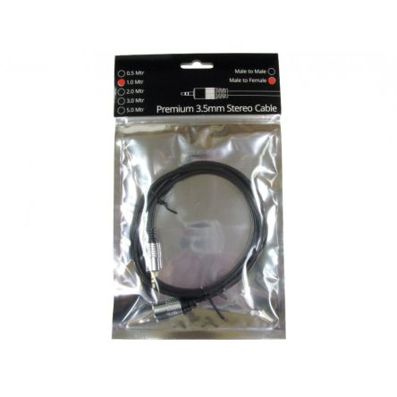 NewLink 3 Core Audio Cable Screened, 2m, Black [NL2TTMF-102]; 280-0489
