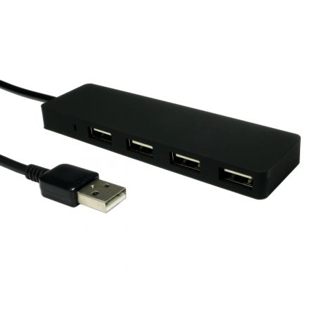 NewLink 4 Port USB 2.0 USB A  Hub, USB Powered, 195 x 108 x 20mm [NLUSB2-204C]; 280-0547