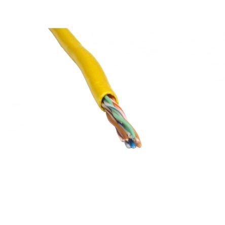 NewLink Twisted Pair Cable, Unscreened, 24 AWG, 305m, Cat5e Cable [TC-5305Y]; 280-0592