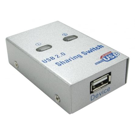 NewLink 2 Port USB 2.0 USB A  Hub, USB Powered, 66 x 43 x 19mm [USB-022]; 280-0596