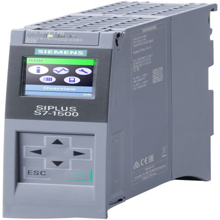 Siemens SIPLUS S7-1500 Series PLC CPU for Use with SIPLUS S7-1500, 2-Input [6AG1513-1AM03-2AB0]; 280-4449
