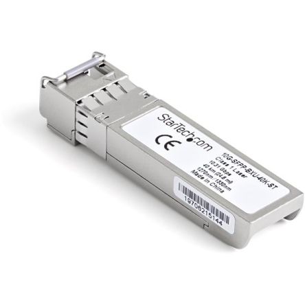 StarTech.com Brocade Compatible LC Single Mode SFP Transceiver Module, Full Duplex, 10000Mbit/s [10G-SFPP-BXU-40K-ST]; 280-4502