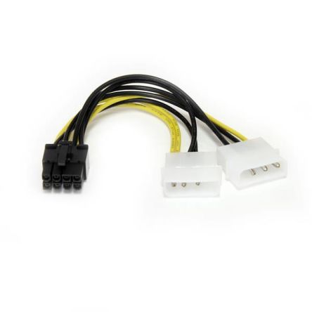 StarTech.com Power Adapter, for use with Power Supply [LP4PCIEX8ADP]; 280-4640