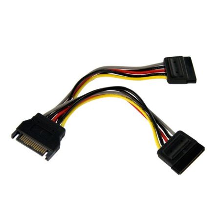 StarTech.com Male SATA Power to Female SATA Power  Cable, 6in [PYO2SATA]; 280-4679