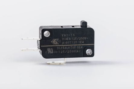 Zippy Snap Action Micro Switch, Solder Terminal, 16.1A, SPDT [VA1-16L0-00D0-Z]; 280-5024