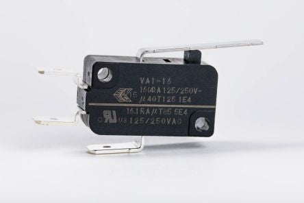 Zippy Lever Snap Action Micro Switch, Solder Terminal, 16.1A, SPDT [VA1-16L1-02E0-Z]; 280-5029