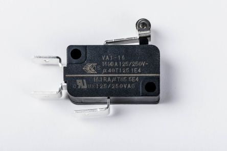 Zippy Roller Lever Snap Action Micro Switch, Solder Terminal, 16.1A, SPDT [VA1-16L1-05E0-Z]; 280-5039