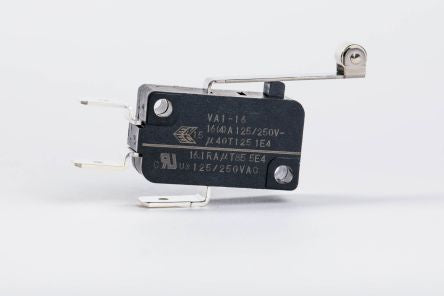Zippy Roller Lever Snap Action Micro Switch, Solder Terminal, 16.1A, SPDT [VA1-16L1-06E0-Z]; 280-5042