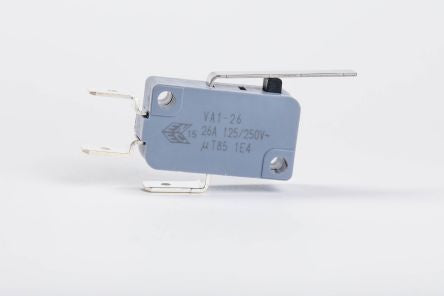 Zippy Lever Snap Action Micro Switch, Solder Terminal, 26A, SPDT [VA1-26Q1-02E0-Z]; 280-5048
