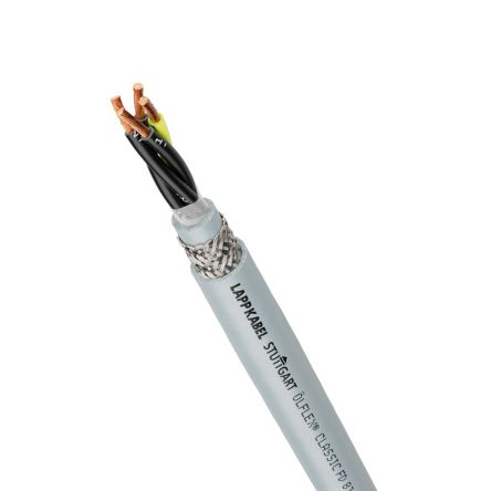 Lapp OLFLEX CLASSIC FD 810 Control Cable, 7 Cores, 1.5 mm², Screened, 50m, Silver Grey PVC Sheath, 16 AWG [0026253]; 280-5081