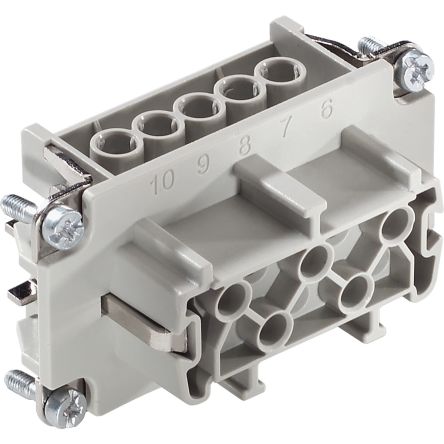 Lapp Kit, 10 Way, CSA: 10 A, IEC: 23 A, UL: 10 A, Female, EPIC KIT H, Base, 600 V [75009643]; 280-5131