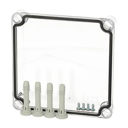 Fibox Polycarbonate Cover, 190 x 190 x 30mm [EKH 30-T cover]; 280-5465