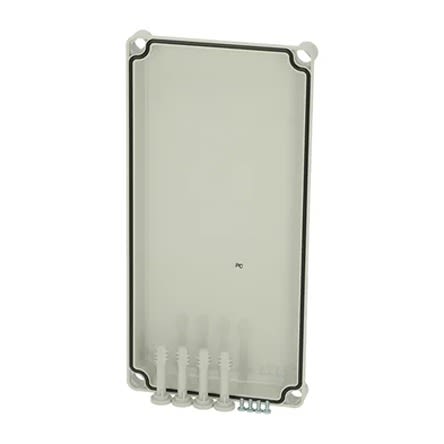Fibox Polycarbonate Cover, 380 x 190 x 30mm [EKM 30-G cover]; 280-5475