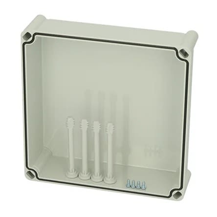 Fibox Polycarbonate Cover, 280 x 280 x 80mm [EKO 80-G cover]; 280-5483