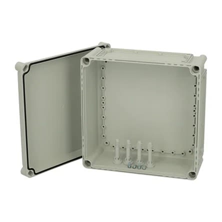 Fibox Polycarbonate Enclosure, 280 x 280 x 130mm [EKOE 130 G enclosure]; 280-5486