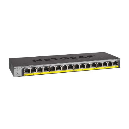Netgear GS108LP, Unmanaged 16 Port Ethernet Switch With PoE [GS116LP-100EUS]; 280-5556