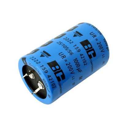 Vishay 1500μF Aluminium Electrolytic Capacitor 200V dc, Snap-In - MAL215952152E3 [MAL215952152E3]; 280-6801