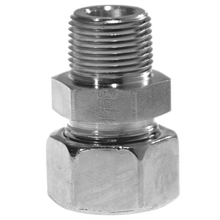Parker Hydraulic Swivel 24° Cone Male to NPT 1/8 Male, GE06L1/8NPTCF [GE06L1/8NPTCF]; 280-7253