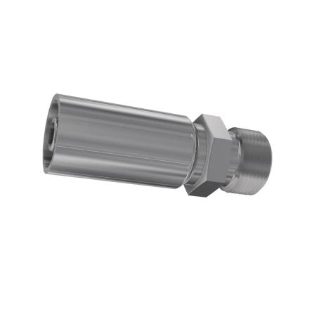 Parker Crimped Hose Fitting 1/4 in to M16 x 1.5 Male, 1D248-8-4 [1D248-8-4]; 280-7849