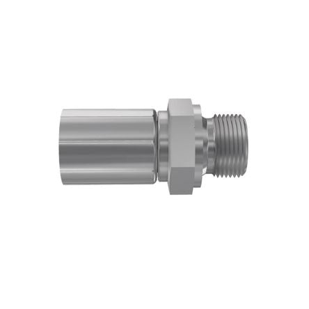 Parker Hydraulic Straight Compression Tube Fitting 3/8 in Hose to Push In 3/8 in, 1D946-6-6 [1D946-6-6]; 280-7857