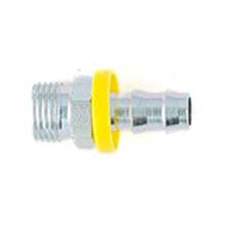 Parker Crimped Hose Fitting 1/4 in to M14 x 1.5 Male, 3D082-8-4 [3D082-8-4]; 280-7941