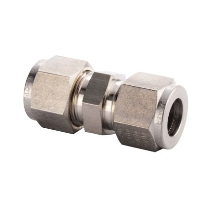 Parker Hydraulic Straight Compression Tube Fitting, 8SC8-6MO [8SC8-6MO]; 280-7974