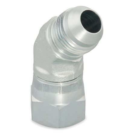 Parker Hydraulic Elbow Compression Tube Fitting 37° Flare Male to Push In 1/2 in, 8V6MXS [8V6MXS]; 280-7975