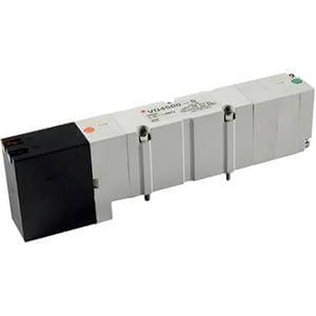 SMC 3 Position Double Check Solenoid Valve - VQ4000 Series 24V dc [VQ4600-51-Q]; 280-8140