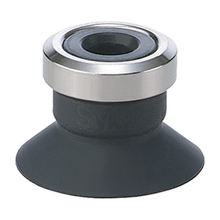 SMC 16mm Flat with Rib Silicon Rubber Vaccum Pad ZP16CS [ZP16CS]; 280-8179