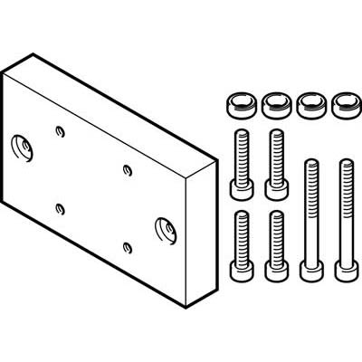 Festo Adapter DHAA-D-H4-25-Q11-16-E, For Use With Handling Unit [DHAA-D-H4-25-Q11-16-E]; 280-8282