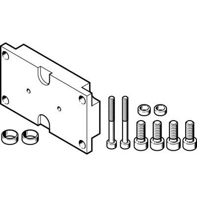 Festo Adapter DHAA-G-G3-25-B6-14, For Use With Pneumatic Grippers [DHAA-G-G3-25-B6-14]; 280-8297