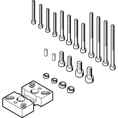 Festo Adapter DHAA-G-G6-16-B8-16, For Use With Grippers [DHAA-G-G6-16-B8-16]; 280-8301