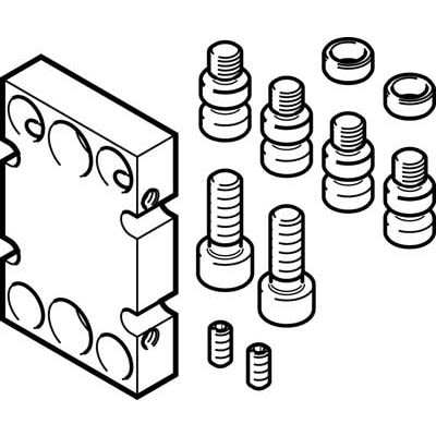 Festo Adapter DHAA-G-G6-20-B11-25, For Use With Pneumatic Cylinder & Actuator [DHAA-G-G6-20-B11-25]; 280-8303