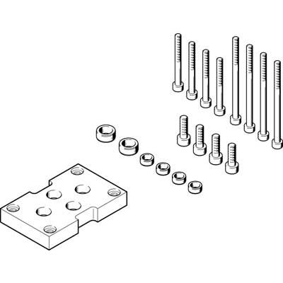 Festo Adapter DHAA-G-G6-20-B8-40, For Use With Pneumatic Cylinder & Actuator [DHAA-G-G6-20-B8-40]; 280-8305