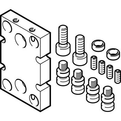 Festo Adapter DHAA-G-G6-25-B11-32, For Use With Pneumatic Cylinder & Actuator [DHAA-G-G6-25-B11-32]; 280-8306