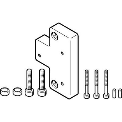 Festo Adapter DHAA-G-H2-16-B13-35, For Use With Pneumatic Grippers [DHAA-G-H2-16-B13-35]; 280-8311