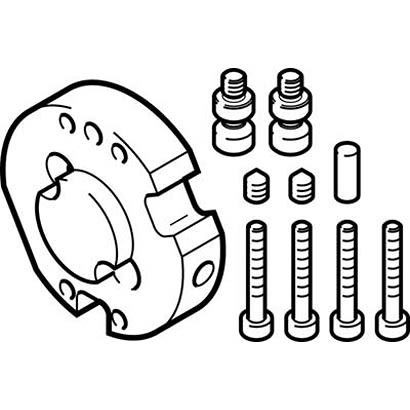 Festo Adapter DHAA-G-Q11-20-B4-32, For Use With Grippers [DHAA-G-Q11-20-B4-32]; 280-8382