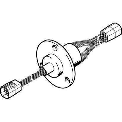 Festo DHAS Glass Filled Polycarbonate Pneumatic Rotary Union [DHAS-SCR12-H6]; 280-8526